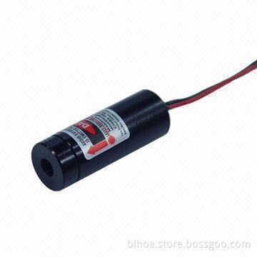 Red Dot 635nm Output 1.8mW Optical Laser Modules, 3 to 6V DC Working Voltage